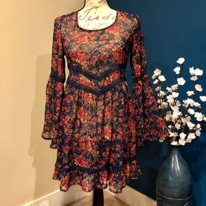 Bohemian floral dress by Band of Gypsies